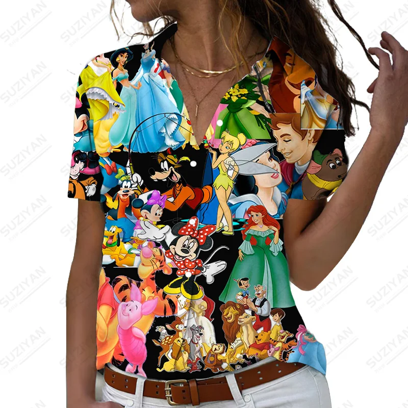 

Рубашка женская свободного покроя с коротким рукавом и отложным воротником