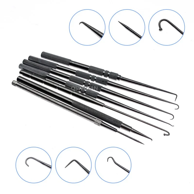 Wire Hook Eyelid Surgical Instruments Beauty Plastic Surgery Tool Stainless Steel 1pc ophthalmic microsurgical scissors ophthalmic surgical instruments