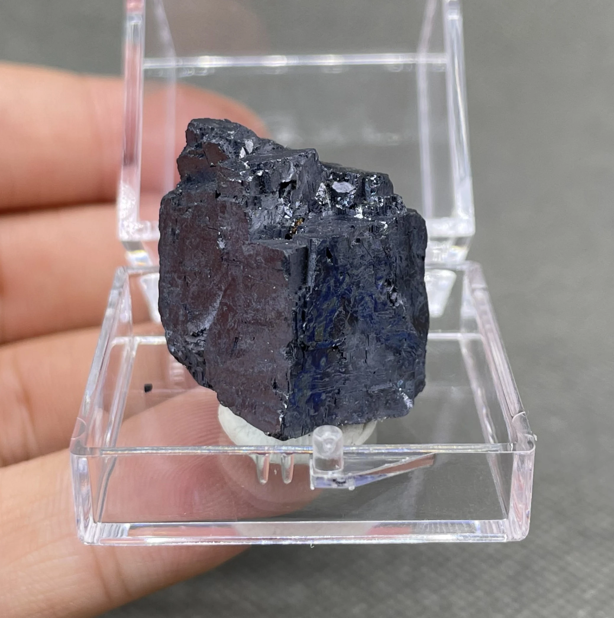 Natural rare Galena mineral specimens + box size 3.4 cm + healing quartz crystals and stones rock gemstone 3