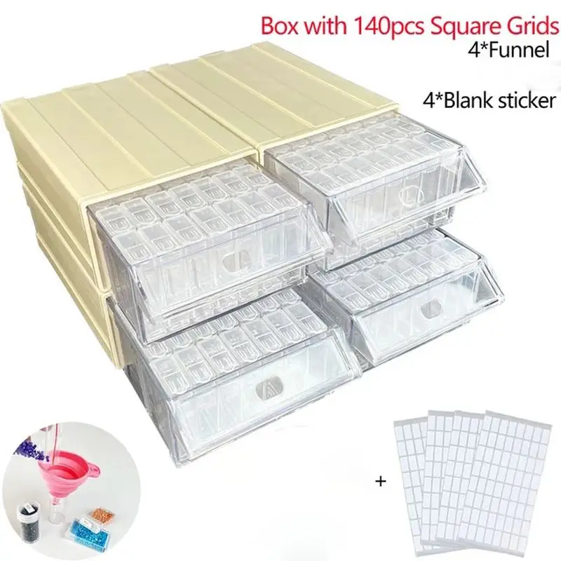 Diamond Painting Accessories Drawer Detachable Storage Box diamond painting accessories