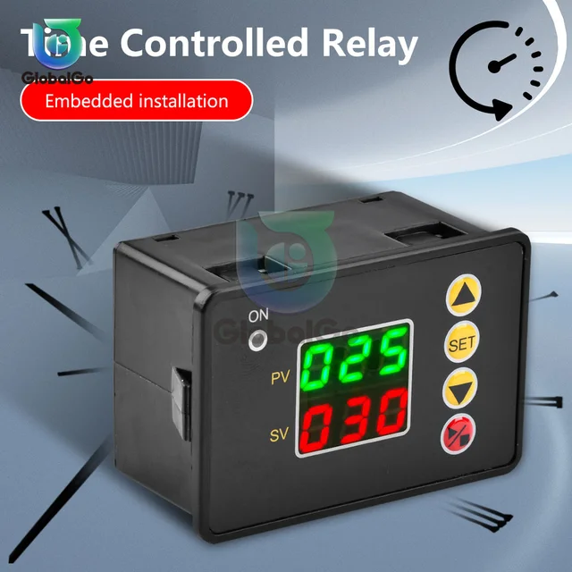 Interruttore A Tempo Per Circuiti Timer A Relè DC 12V Per Accensione/ spegnimento Ritardato - Modulo Regolabile Fino A 250V AC, Nuovo Interruttore A Tempo Regolabile Interruttore A Tempo Per Circuiti Timer A Relè DC 12V Per Accensione/ spegnimento Ritardato - Modulo Regolabile Fino A 250V AC, Nuovo Interruttore A Tempo Regolabile