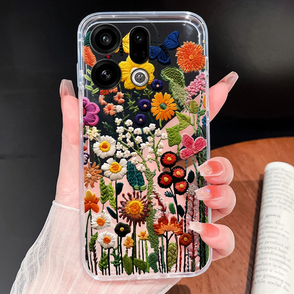 Lovely Fish Pattern Soft TPU Clear Silicone Shockproof Phone Case
