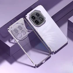 Electroplating Transparent Phone Case - Premium Protective Soft Shell for IQOO 11 pro (PURPLE)