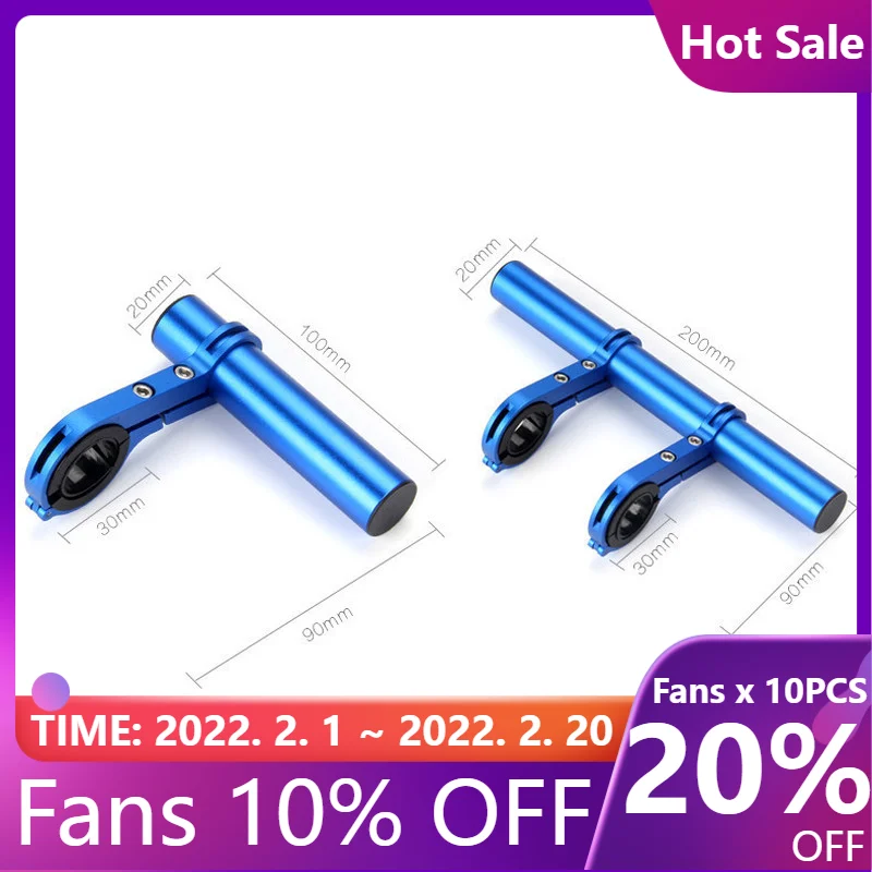 Горячая распродажа 10Cm Carbon Buis Fiets Stuur Extender Mount горный велосипед Koplamp Beauty Lamp Zaklamp Houder