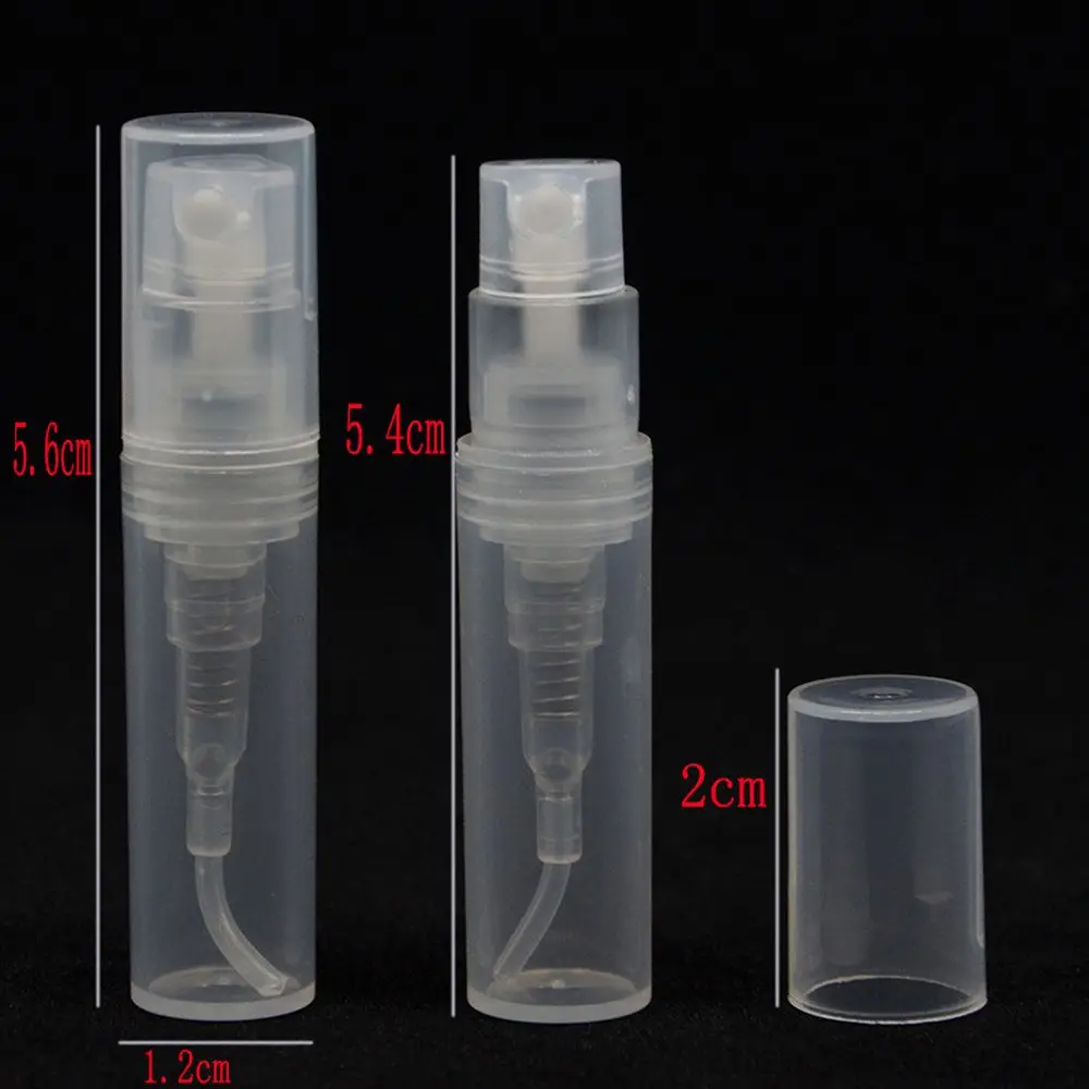 Container Empty 2ml 3ML 5ML Clear Mini  Bottles Plastic Refillable Bottles Spray Bottle  Bottle Atomizer Bottles