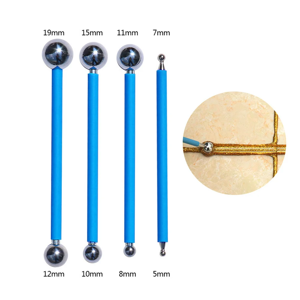 Stainless Steel Polymer Clay Tools DIY Tile Grout Floor Pressure Seam Stick Texture Roller Filling Pressing Sewing Tool polymer clay tools