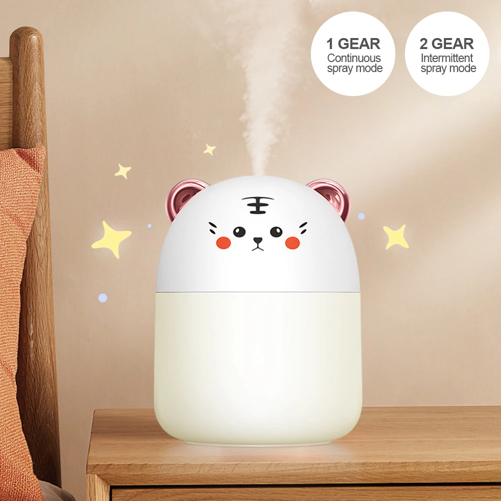 Neue Desktop Luftbefeuchter Mit Bunte Atmosphäre Licht 250ml Kapazität Kühlen Nebel Aroma Diffuser Startseite Schlafzimmer Luftbefeuchter Purifier