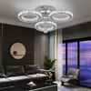 Modern Flush Mount Crystal Chandelier 6