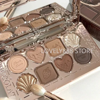 Flowers Know 3D 아이섀도우 팔레트, 매트 쉬머, 진주 빛 반짝이, 오래 지속되는 방수, 한국 아이 섀도우 메이크업 화장품