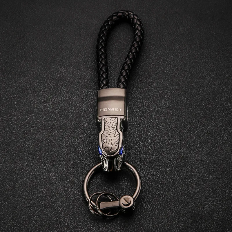 【CTHY】 HIGH-END LEATHER ROOM KEYRING CTHY】 HIGH-END LEATHER ROOM KEYRING Leather Keychain High