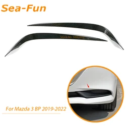 Phare antibrouillard avant pour voiture, pour Mazda 3 BP 2019 2021 2022 berline à hayon, décoration de sourcils, garniture de couverture, accessoires de Modification extérieurs 