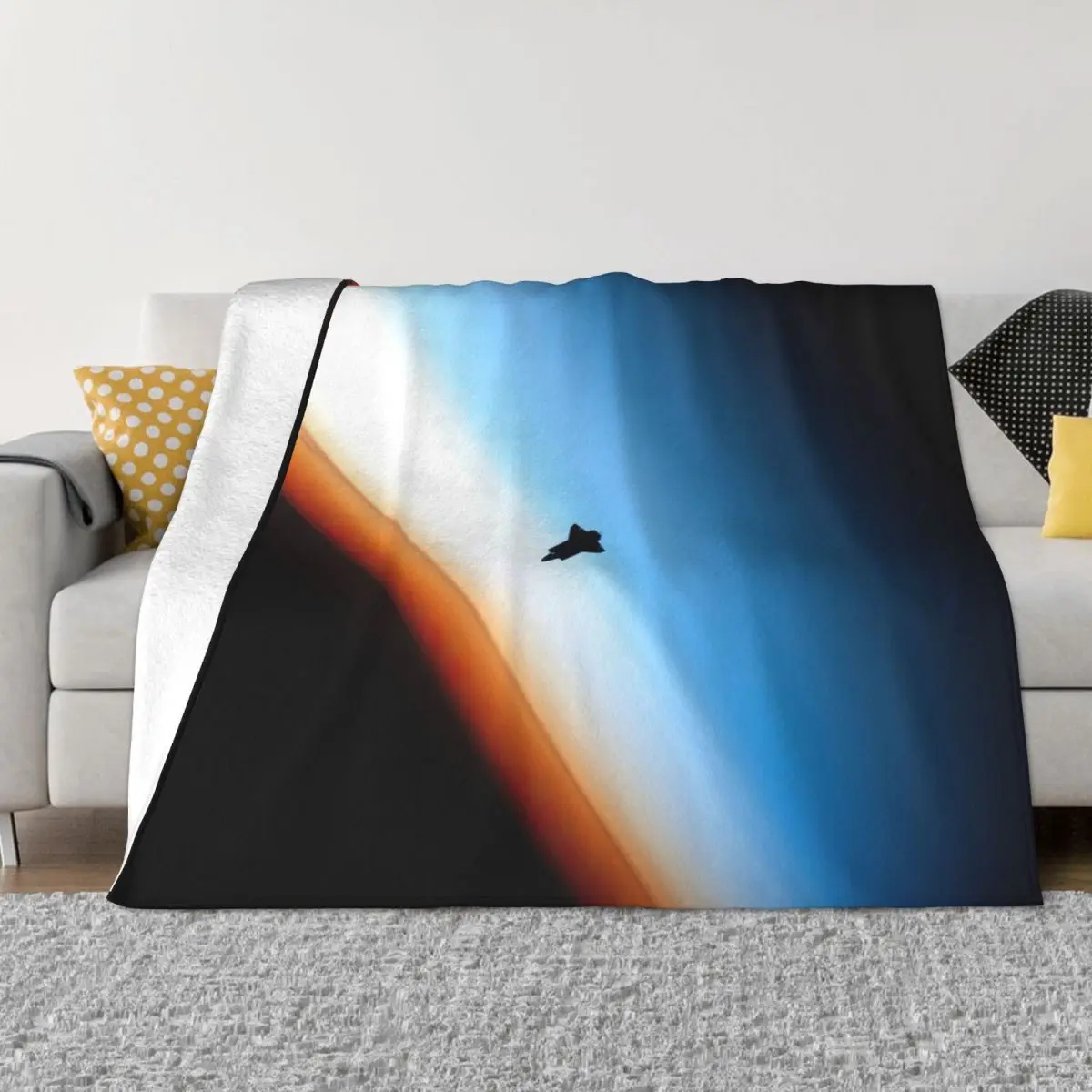 Space Shuttle Endeavour Stauet Throw Coperta Coperta Carina Coperta Polare