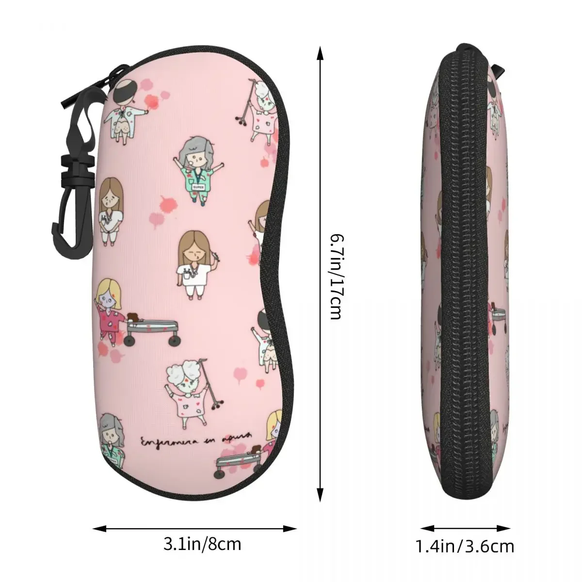 Enfermera En Apuros Doctor Nurse Glasses Case Unisex Student Sunglasses Box Ultra Glasses Box
