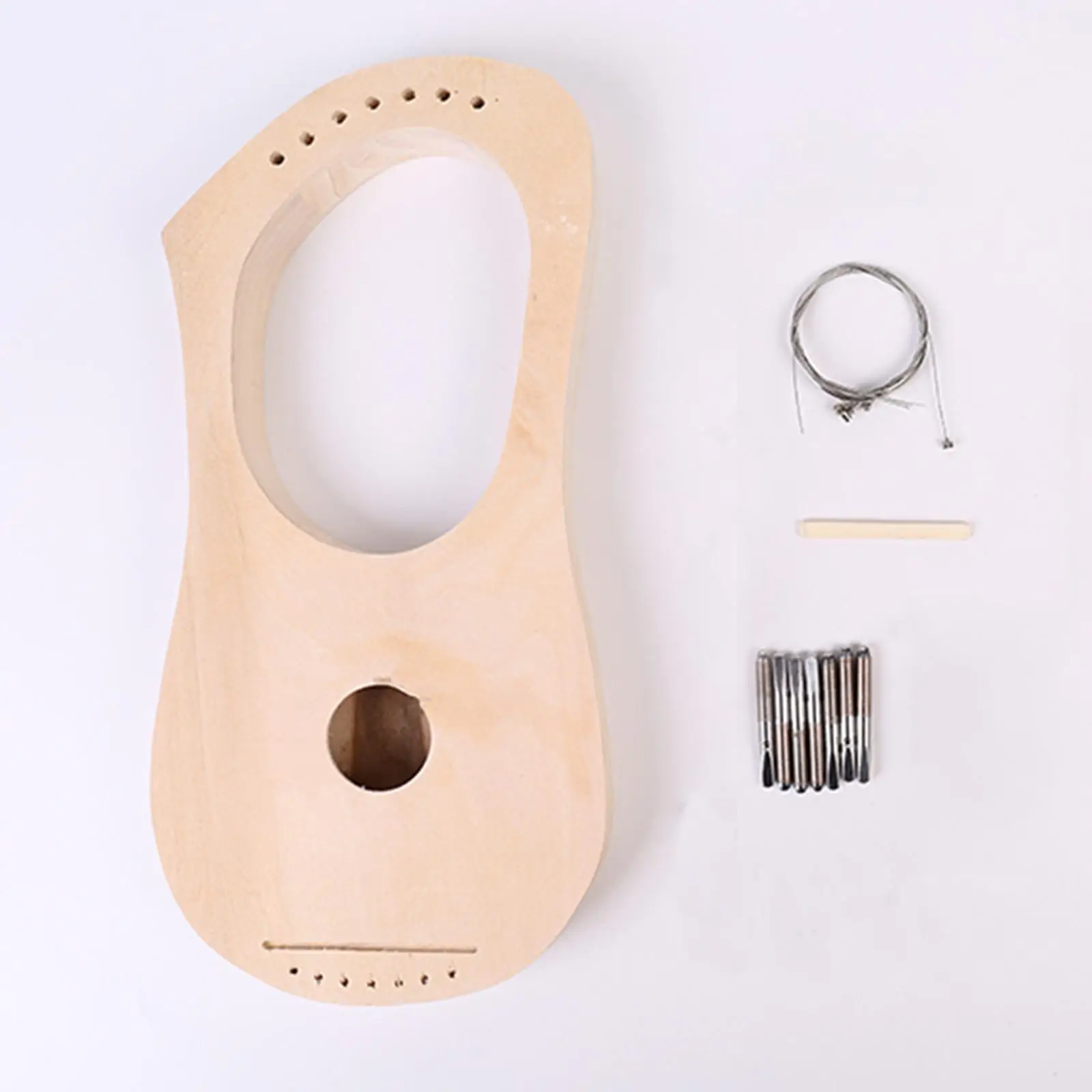 harp 7 String DIY set Ancient Style Sturdy 7 String DIY set harp for Kids Gifts for Kids and Adults Beginner