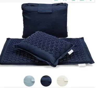 72*44cm Lotus Spike Acupressure Mat Massage Mat Yoga Mats Pillow with Bag Acupuncture Pillow Accupresure