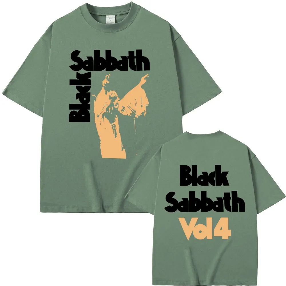 Black Sabbath Ozzy Osbourne Vol 4 Album Graphic T-shirt Men Women