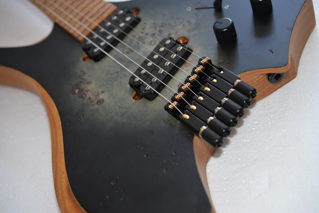 NKguitar ファンドフレット ヘッドレスギター NkGuitar-フレット