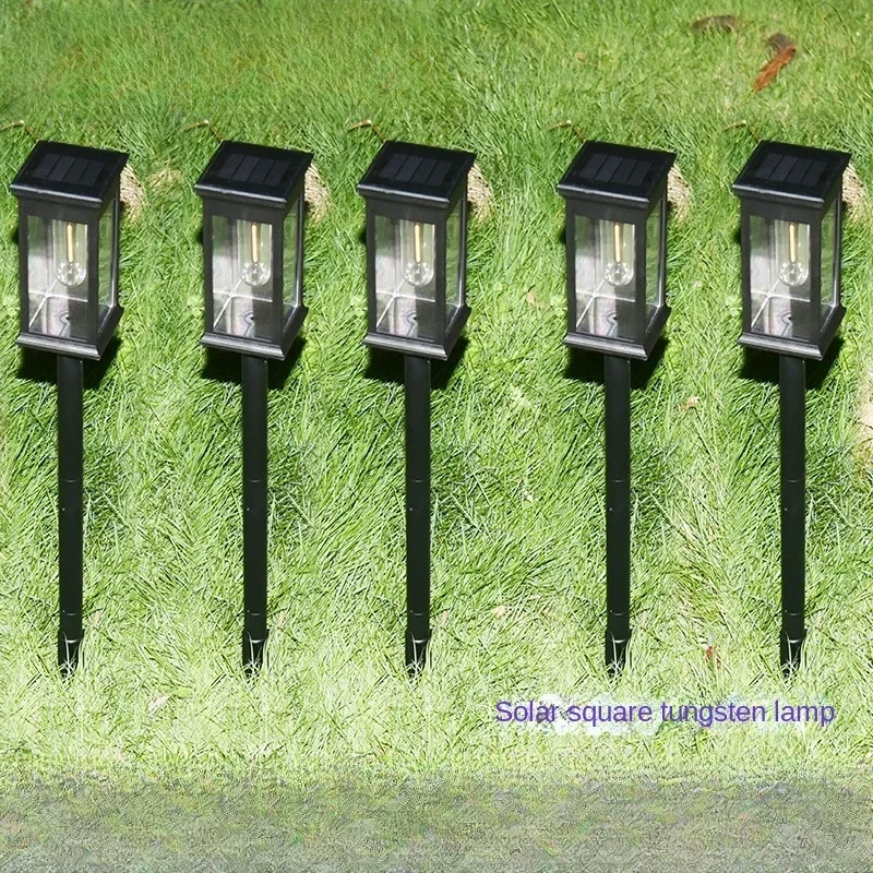 Solar Pathway Lights LED Solar Lights Outdoor Waterproof Glass Solar Garden Lights Landscape Lighting for Yard Lawn Walkway