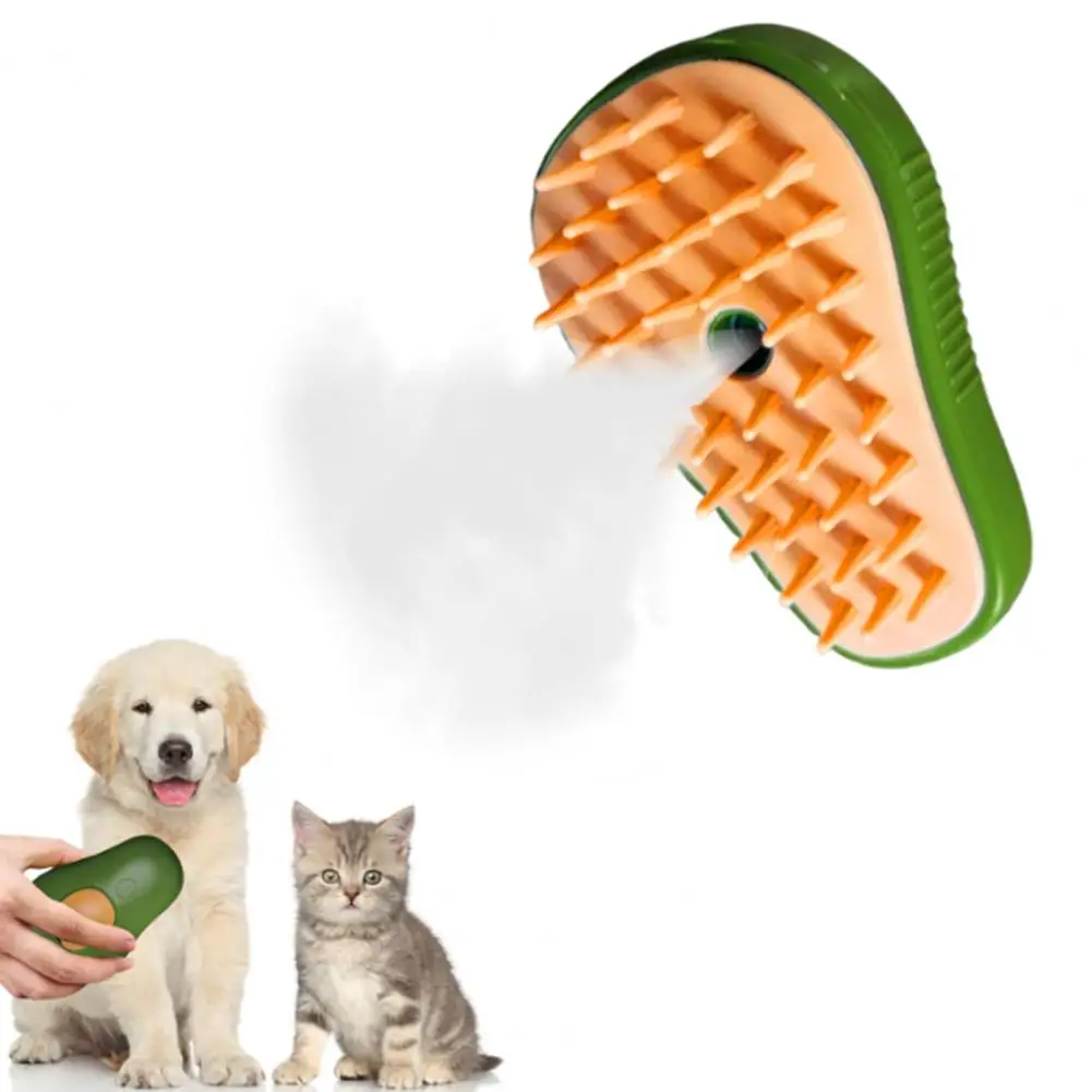 

End Pet Brush 3-in-1 Self-cleaning Pet Massage Brush for Gentle Dog Shedding Grooming Steamy Cat for Removing for Cats for Pets