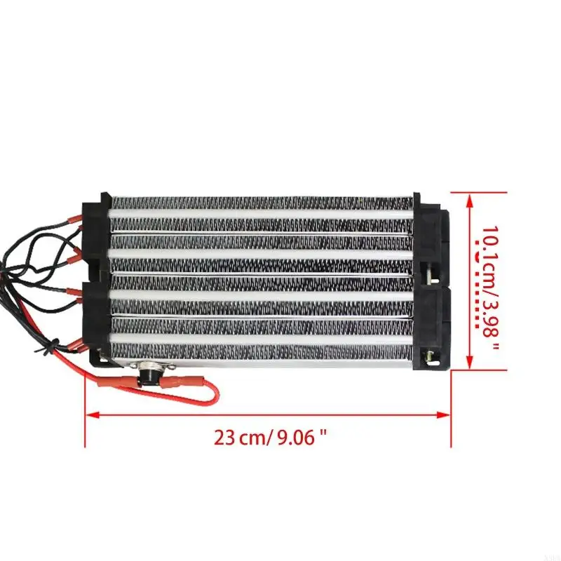 N3UA 220V2000W PTC Heating Insulated PTC Ceramic Air Heater Electric Fan Heater 10s Quickly Generate Heat Durable