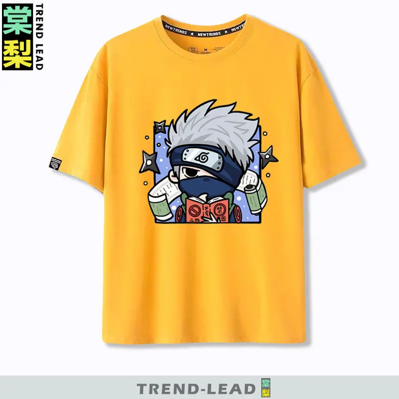 Kids' Trendy Naruto Cartoon Character Short Sleeve T-Shirt