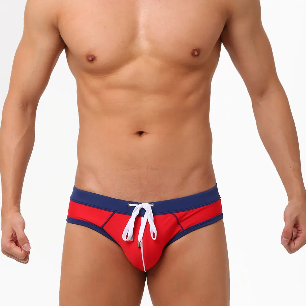 Mens Swimwear Push-Up Blue Trunks Boxer Hi-Q Sexy Men Breathable Swim Suit Speed Matching Beach Shorts sunga swim trunks boxer shorts swim shorts