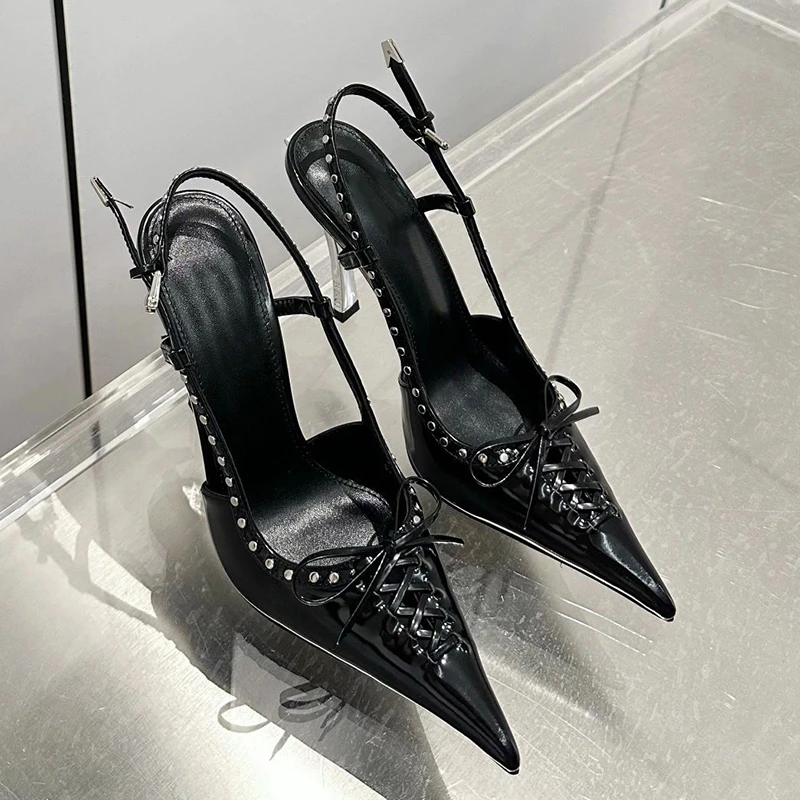 New Trend Women's High Heel Sandals Summer Causal Ladies Uniform Performance Shoes Non-slip Hollow-out Woman Catwalk Sandals