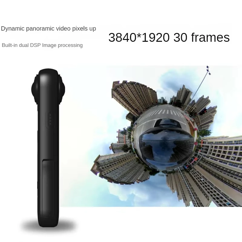 IJOYER A3s 360 Panoramic Motion Camera 4K Motorcycle Helmet Aerial Photography Diving Recorder Support Sharing Panoramic Photo