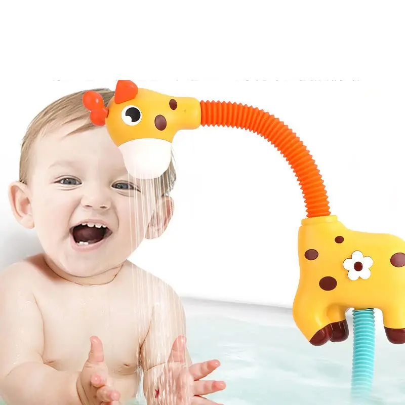 Salle de bains  baignoire douche espace électrique jouet ours bébé  baignoire Jouer à la pompe à eau automatique arroseur de douche jouets pour  les enfants Jouet de bain - Chine Jouet