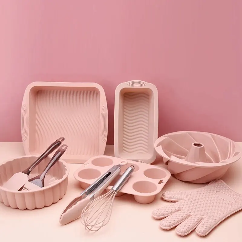 Silicone Cake Mold Scrape Oil Brush 10 Pieces silicone oil brush