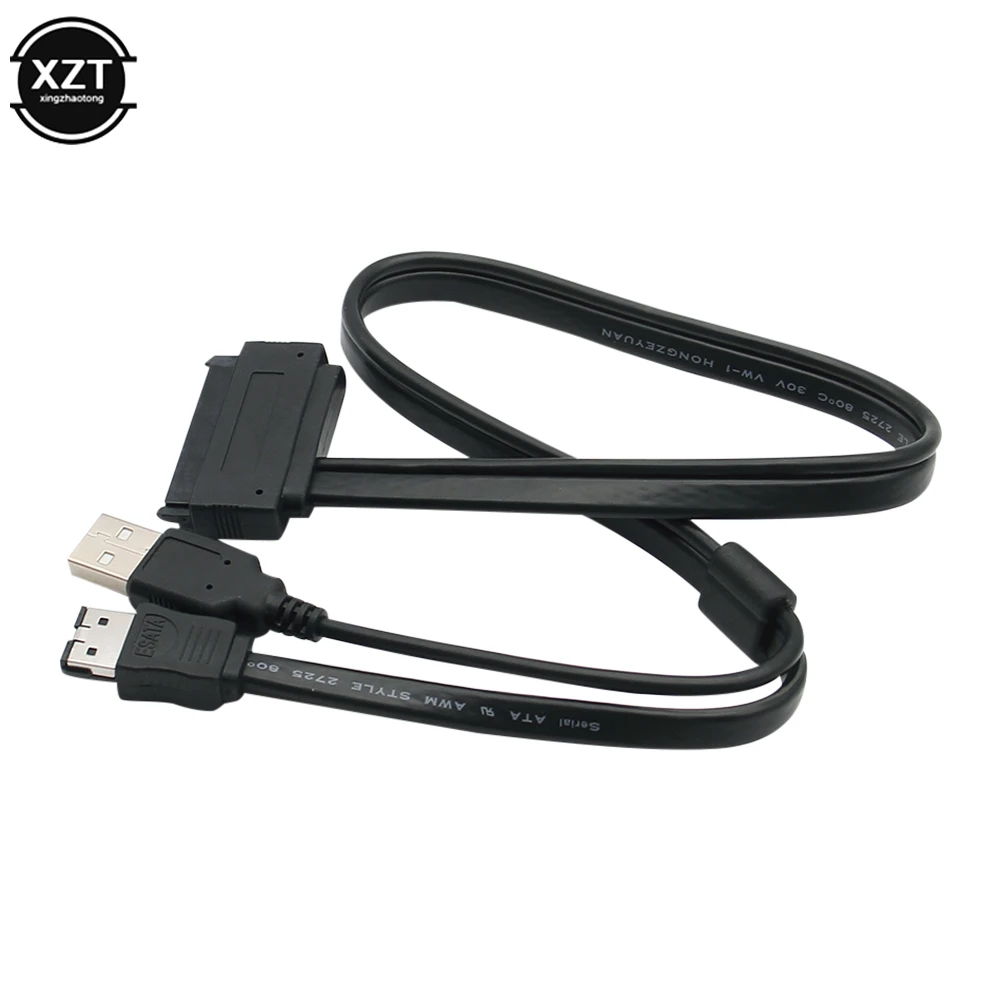 Disco Rígido Sata 22pin para Esata Dados Usb Alimentado Cabo Adaptador Conversor para Hdd Driver Portátil 50cm Unidade de - Imagem 3
