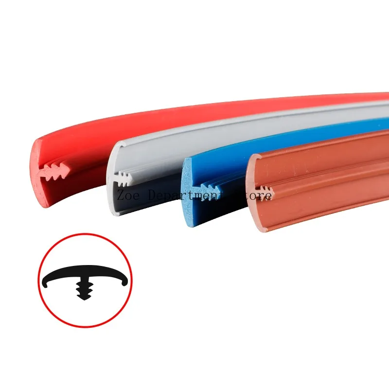 1 meter T Strip Edge Banding Wood Panel Edge Encloser Shield 14mm 16mm 18mm 20mm 22mm 25mm 28mm Gray Red White Black Blue Brown edge banding strip