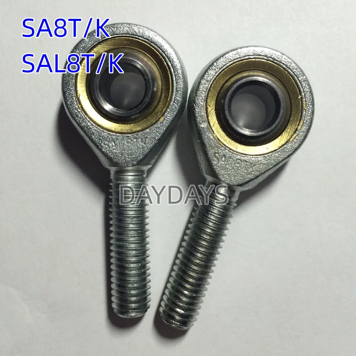 8mm SA8T/K SA8 SAL8 rod end joint bearing metric male right hand thread M8x1.25mm rod end bearing SAL8T/K