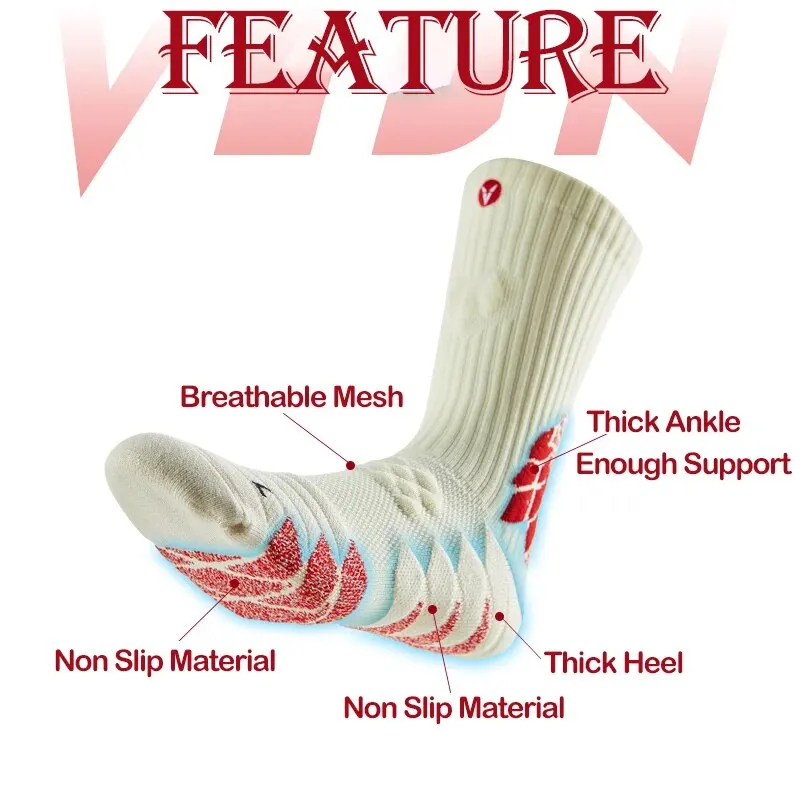 Non Slip Running Socks for Men Women