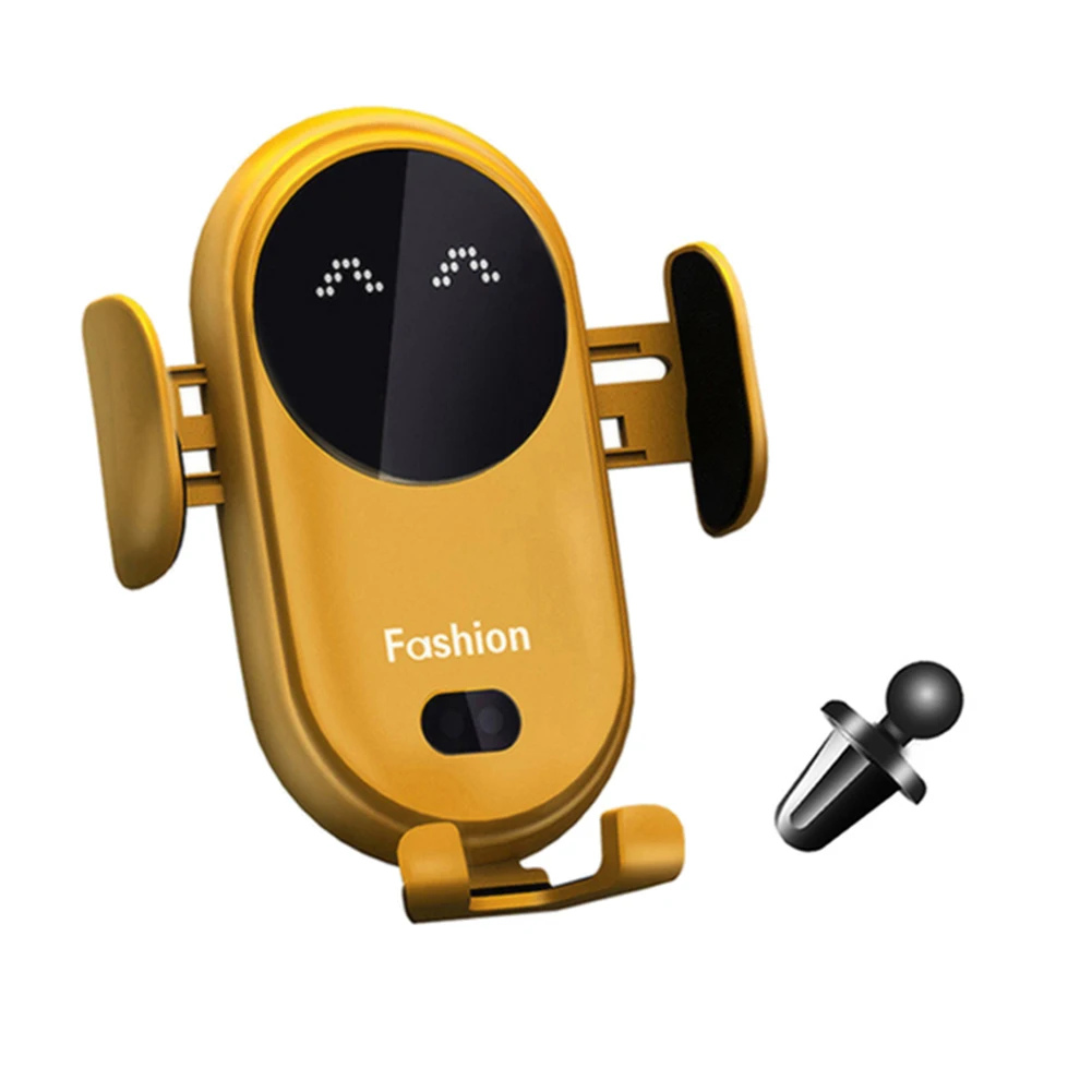 

Автомобильный держатель для телефона с беспроводным зарядным устройством, автомобильный держатель для телефона с автоматическим датчиком, 10 Вт, для зарядки телефона