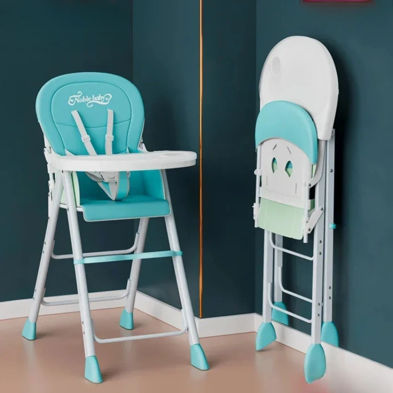 135 Foldable Baby High Chair Multi-Functional Dining Chair for Home Hotel and Restaurant Use Portable Feeding Seat