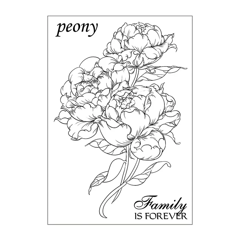 Original Flowers Silicone Clear Stamps Lily of The Valley/rose/tulip Scrapbooking DIY Card Making Crafts Journal Rubber Stamp