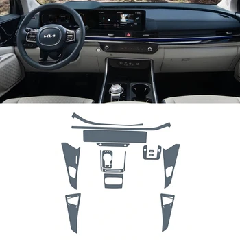 Pellicola Protettiva Opaca in TPU per Display LCD della Console Centrale Auto, Anti-graffio, per Kia Carnival 2025
