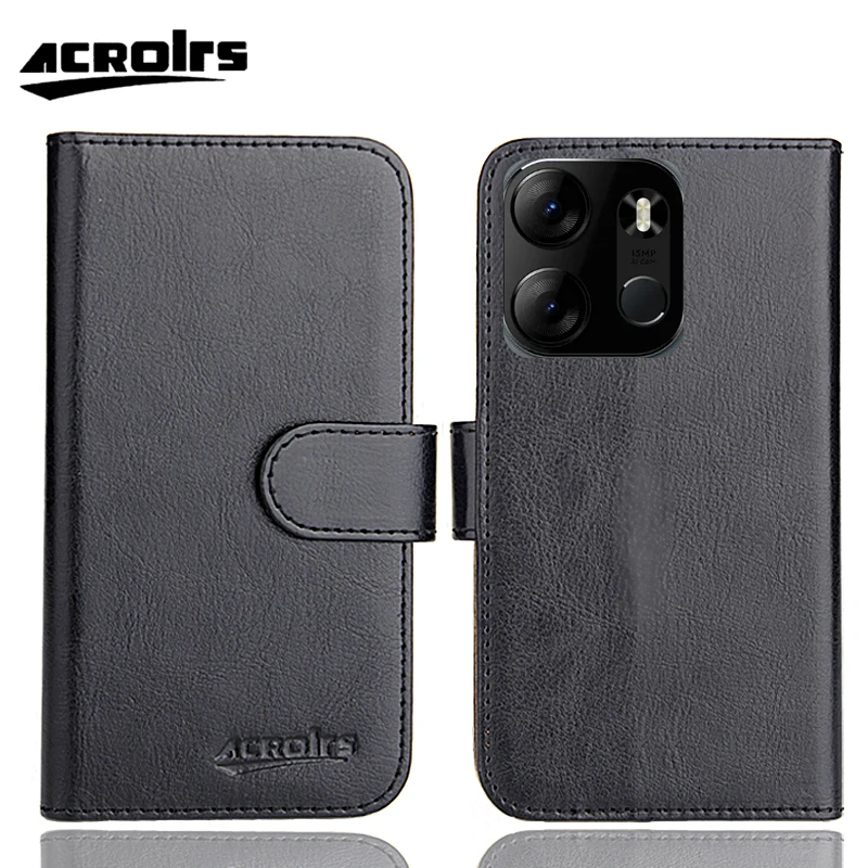 

Tecno Spark Go 2023 Case 6.56" 6 Colors Flip Fashion Customize Soft Leather Spark Go 2023 Tecno Case Exclusive Phone Cover Cases