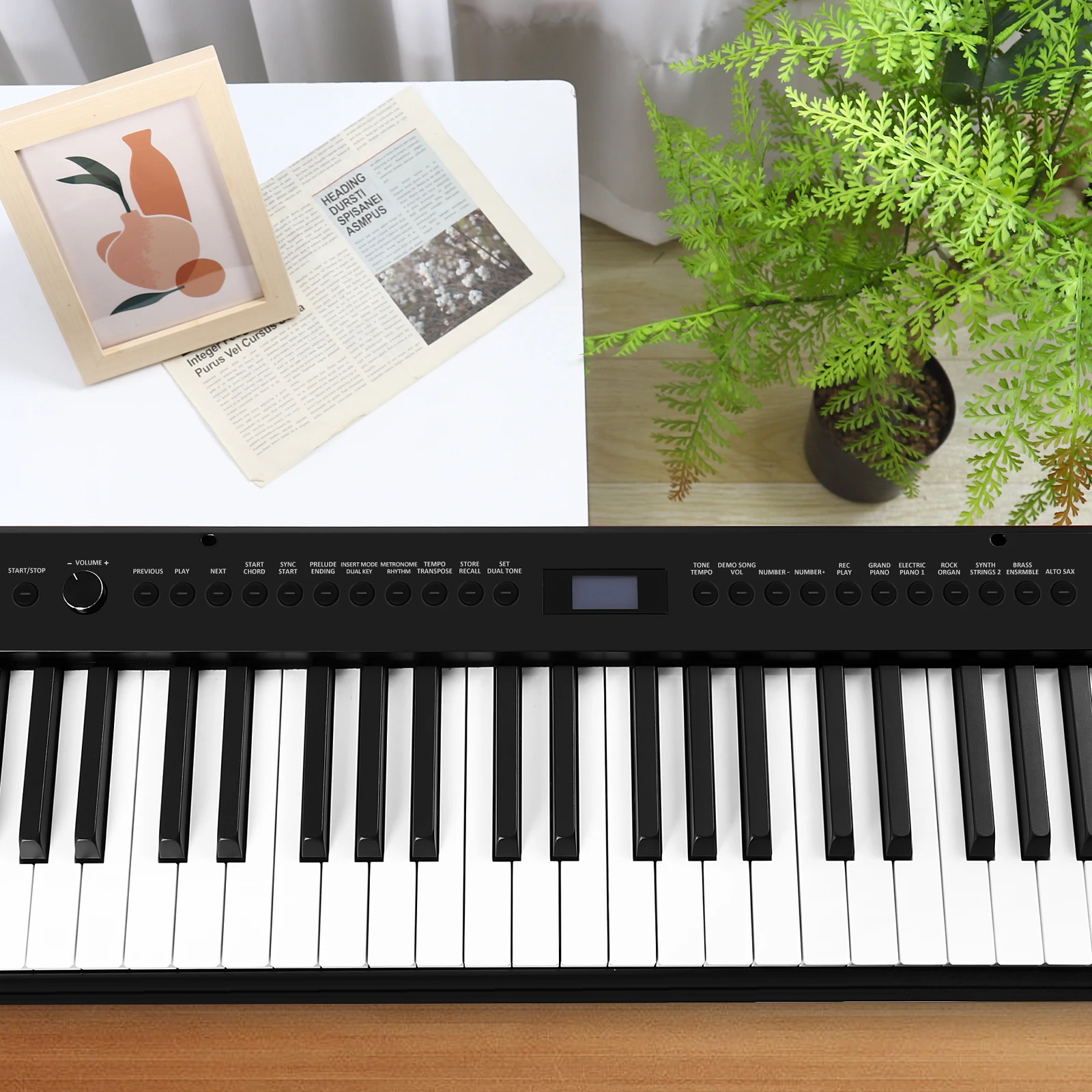 Affichage LED synthétiseur musical orgue électronique clavier de piano pour  débutants - Chine Piano et clavier prix