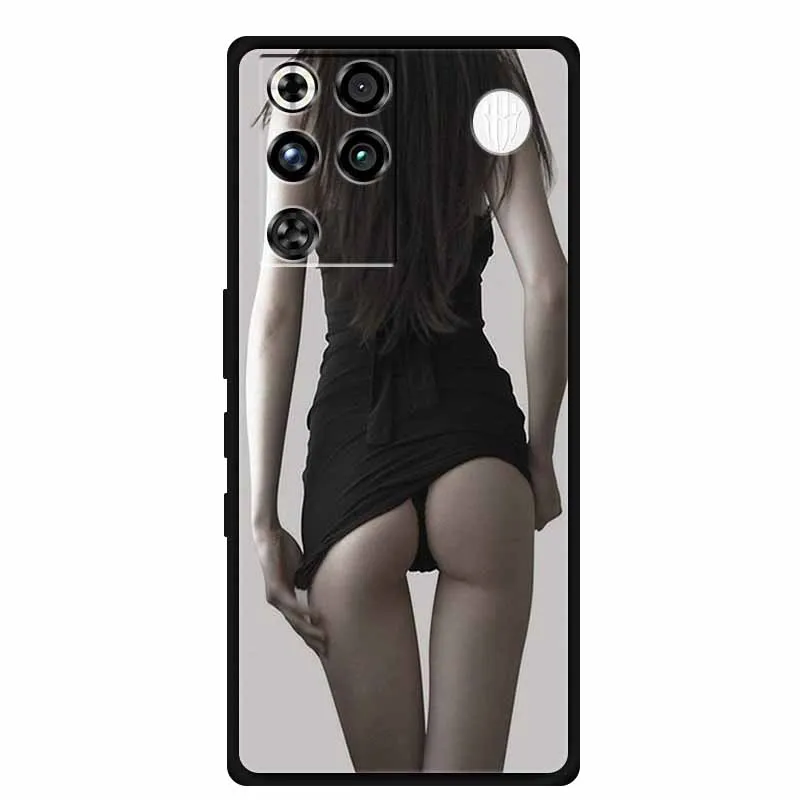Sleek Black Silicone TPU Phone Case - Durable and Soft Back Cover