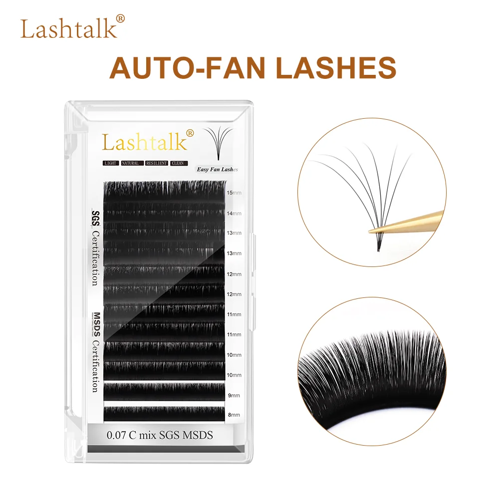 

Lashtalk Easy Fanning Eyelash Extension Autofan From Nagaraku Bloom Flowering Pre-bonded Volume Makeup Fake Lashes Soft Natural