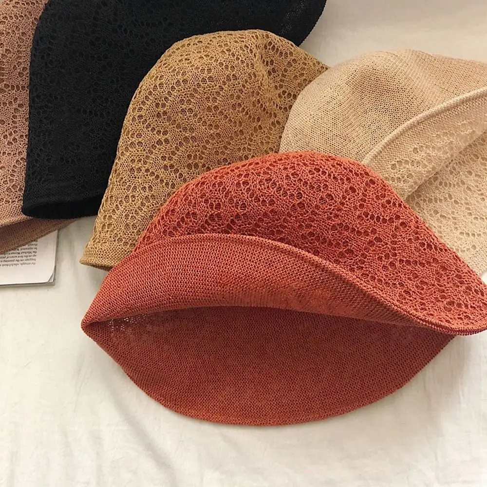 Sun hats sunscreen hats sun hat bucket hats Summer Wide Brim Breathable Bucket Hat Beach Cap Women Girls Outdoor Sunscreen Bucket Foldable Cap