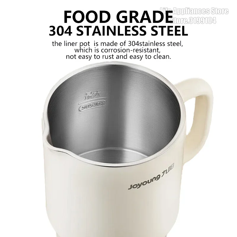 Joyoung Electric Kettle 600ML Mini Portable Kettle 304 Stainless Steel Quickly Boiling Water For Home Office Travel Hotel 5