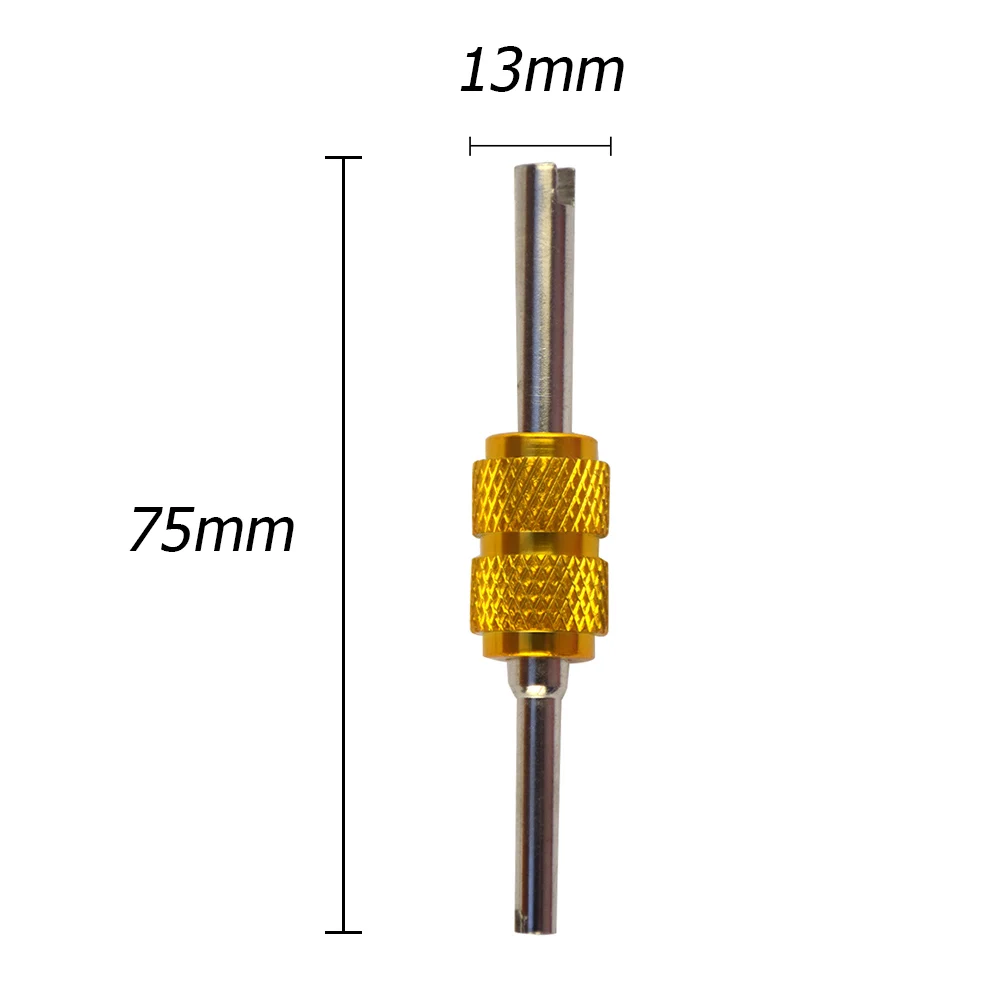 R134a Car A/C Valve Cores Air Conditioning Tire Valve Stem Cores Remover Tool Kit Automobile Exterior Repair Components 10pcs