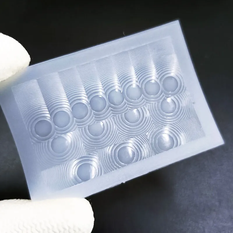 5개 PIR 렌즈 적외선 유도 HDPE 프레넬 렌즈 초점 거리 원거리 감지 거리 7707-3A 7707-5A