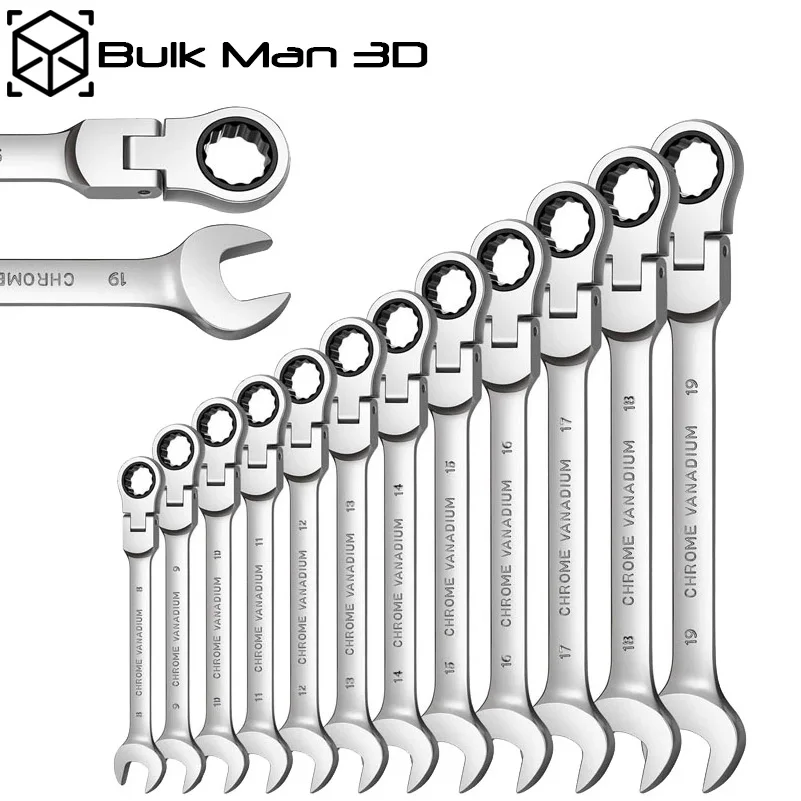 Chiave A Presa Angolata Aperta Esagonale Aperta 22 MmX200 Mm Metrica A - Foto 8