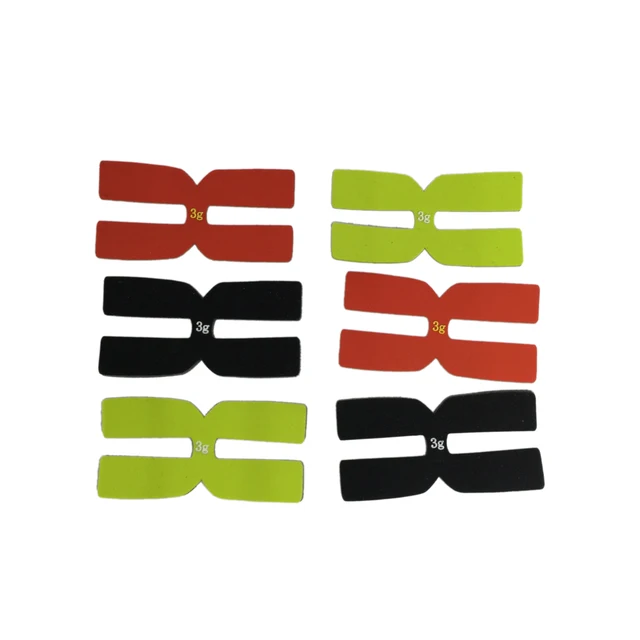 6pcs/pack 3g Tennis Racket Weight Balance Strips Tennis Badminton