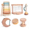 Montessori Wooden Instrument Set Baby Early Musical Educational Interactive Toys Multi-functional Newborn Cloud Instrument Gifts 1