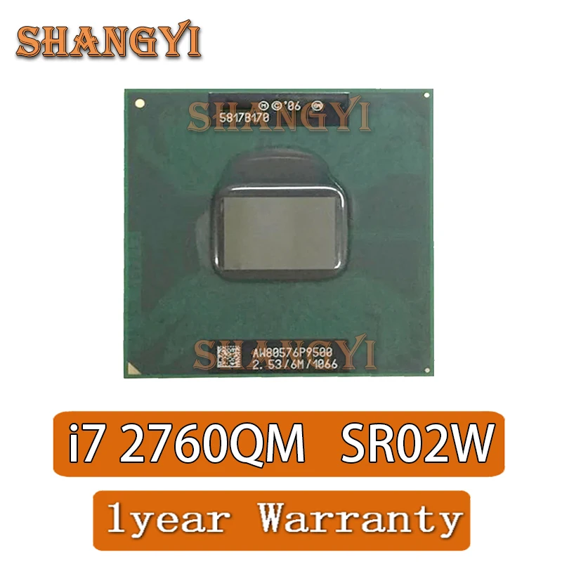 Intel Core I7-2760Qm Sr02W I7 2760Qm Cpu Laptop Processor Socket G2 Rpga988B Supporto Hm65 Hm75 Hm76 Hm77 Chipset
